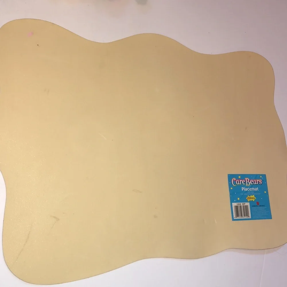 Care Bears placemats 2006 pink Care Bears placemats NEW CARE BEARS